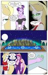  &lt;3 anthro anthrofied blonde_hair breasts cleavage clothed clothing comic crystal_pony_(mlp) dekomaru dialogue dress english_text equine fangs female friendship_is_magic full_moon fur green_eyes hair horn hot_tub maid_uniform mammal moon multicolored_hair my_little_pony pink_fur princess_cadance_(mlp) purple_body purple_eyes purple_hair queen_chrysalis_(mlp) skirt sky sun_hat text thehotroom unicorn uniform white_fur winged_unicorn wings 