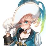  alisha_diphda blush gloves green_eyes hat long_hair p-nekor protected_link solo tales_of_(series) tales_of_zestiria 