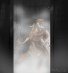  alien alorix female male male/female mass_effect nude revvi shower turan video_games 