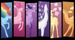  2013 applejack_(mlp) arthropod butterfly cervine deer female fluttershy_(mlp) friendship_is_magic group horn insect lasso mammal my_little_pony pinkie_pie_(mlp) rainbow_dash_(mlp) rarity_(mlp) rope shadowwolf_(artist) sparkles twilight_sparkle_(mlp) 