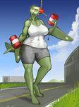  2015 aircraft airplane big_breasts breasts clothing female invalid_color living)machine living_aircraft living_machine machine muscular ndragon3 p-40 p-40_warhawk propeller shirt shorts solo tank_top toned united_states_of_america wide_hips world_war_2 