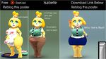  3d_(artwork) animal_crossing balls big_breasts breasts cgi clothing dickgirl digital_media_(artwork) endless_(artist) humanoid_penis hyper intersex isabelle_(animal_crossing) mammal navel nintendo nipples pen penis skirt video_games 