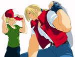  blonde_hair fatal_fury garou king_of_fighters kof lowres mark_of_the_wolves rock_howard snk terry_bogard 