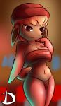  2018 absurd_res anthro breasts brown_fur clothed clothing darcie_(dotto) digital_media_(artwork) dittodotto eevee eeveelution eyelashes fan_character female fur hi_res looking_at_viewer nintendo pok&eacute;mon pok&eacute;mon_(species) simple_background smile solo video_games 