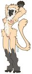  anthro ape baboon breasts female fur hair mammal monkey nipples nude primate pussy simple_background solo white_background 