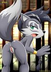  horny inviting looking_at_viewer lupe_wolf mammal mobius_unleashed palcomix pussy solo sonic_(series) 