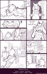  2015 alphys clothed clothing comic female human kayla-na mammal protagonist_(undertale) toriel undertale video_games 