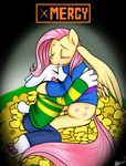 asriel_dreemurr azugarlic azure-doodle caprine clothing crossover crying cutie_mark duo equine female feral flower fluttershy_(mlp) friendship_is_magic goat hug male mammal monster my_little_pony pegasus plant tears undertale video_games wings young 