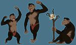  anthro baboon fur male mammal monkey prehensile_feet primate solo 