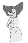  animated anthro areola bathrobe big_breasts breasts brown_hair clothing colored disney erect_nipples female flashing goof_troop hair huge_breasts inviting joelasko looking_at_viewer mature_female mother navel nipples one_eye_closed parent peg_pete seductive smile solo undressing wink 