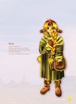  animal_ears antenna_hair artbook bag blue_sky boots braid brown_footwear brown_gloves character_name cloak concept_art desert english full_body gloves hair_over_shoulder hat leather long_hair long_sleeves mariel_(wild_arms) official_art over_shoulder red_hat rock single_braid sky solo standing striped text_focus vertical_stripes very_long_hair white_background wild_arms wild_arms_1 
