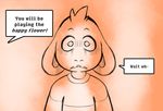  asriel_dreemurr close-up comic commentary english fangs koalacola monster_boy scared spoilers undertale what_if wide-eyed 