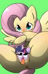  female friendship_is_magic honey luttershy my_little_pony poney pussy solo twilight_sparkle_(mlp) やすみつ 