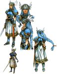  arm_guards armor artist_request blue_armor blue_hair braid dark_skin feathers grey_eyes hair_feathers hand_on_own_chin helmet holding holding_sword holding_weapon lenneth_valkyrie long_braid long_hair looking_at_viewer official_art scabbard sheath sheathed shoulder_pads standing sword thinking valkyrie_profile very_long_hair weapon 