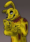  animatronic five_nights_at_freddy&#039;s five_nights_at_freddy&#039;s_3 five_nights_at_freddy&#039;s_4 lagomorph machine mammal plushtrap_(fnaf) rabbit robot springtrap_(fnaf) video_games wolfscar2810 