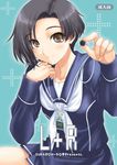  black_hair brown_eyes digital_media_player earphones kobayakawa_rinko love_plus school_uniform serafuku short_hair single_earphone_removed solo sukapon-do yano_takumi 