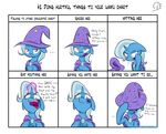  2015 bruise cape clothing dialogue english_text equine female friendship_is_magic glowing hat horn magic mammal meme my_little_pony phuocthiencreation text trixie_(mlp) unicorn waifu_chart wizard_hat 