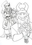  2015 anthro asgore_dreemurr date flower frisk human mammal monster plant sans undertale undyne video_games 