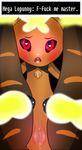  &lt;3 blush clitoris dsmm female lagomorph legs_up lopunny mammal mega_evolution mega_lopunny nintendo pok&eacute;mon pussy rabbit text thick_legs video_games 