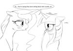  2015 blush english_text equine female feral friendship_is_magic hair horn mammal my_little_pony princess_luna_(mlp) silfoe simple_background text twilight_sparkle_(mlp) winged_unicorn wings 