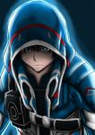  blue_eyes fidel_camuze hood hoodie male_focus no.08_(hachi) serious solo star_ocean star_ocean_integrity_and_faithlessness 