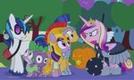  2015 armor costume dm29 dragon equine eyewear female flash_sentry_(mlp) friendship_is_magic glasses horn male mammal my_little_pony pegasus princess_cadance_(mlp) shining_armor_(mlp) spike_(mlp) twilight_sparkle_(mlp) unicorn winged_unicorn wings 