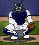  ball baseball_(ball) bulge canine catcher corrsk cup dog husky mammal muscular solo sport uniform 