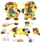  big_ears chu clothed clothing digitigrade facial_markings female fur jakkai long_tail markings model_sheet pawpads paws raizy rhea_snaketail slightly_damned solo tail_tuft tuft webcomic yellow_eyes 