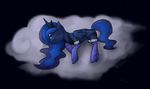  cloud equine friendship_is_magic horn mammal marsminer my_little_pony princess_luna_(mlp) sky solo winged_unicorn wings 