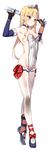  aida_takanobu bad_id bad_twitter_id baseball_bat blonde_hair breasts crossed_legs earrings elbow_gloves full_body gloves groin jewelry leotard long_hair medium_breasts oosaka_ouka original simple_background solo thighhighs tiara tiptoes watson_cross white_background white_legwear 