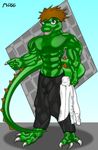  abs anthro biceps bulge burly invalid_tag lizard male muscular reptile scalesona scalie shredded sixpack 