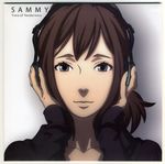  artist_request brown_hair eve_no_jikan grey_eyes headphones highres sammy_(eve_no_jikan) solo 