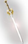  excalibur golden_hilt lowres no_humans ragnarok_online shiny sword weapon 