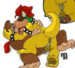  anal bowser bowserboy101 cum cum_inside donkey_kong_(series) kissing male male/male mario_bros nintendo penis video_games 