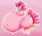  2015 blue_eyes colored earth_pony equine female friendship_is_magic graphene hair horse licking licking_lips mammal morbidly_obese my_little_pony navel overweight pink_hair pinkie_pie_(mlp) pony sirmasterdufel sitting solo tongue tongue_out 