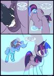  2015 animal_genitalia balls butt comic cum cum_in_pussy cum_inside cutie_mark dickgirl dickgirl/female english_text equine female forced friendship_is_magic fur hair horn horse horsecock intersex intersex/female kanashiipanda mammal multicolored_hair my_little_pony nightmare_rarity_(idw) nude penetration penis pony pussy rape rarity_(mlp) sex smile text tongue twilight_sparkle_(mlp) two_tone_hair unicorn vaginal vaginal_penetration winged_unicorn wings 