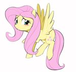 2015 30clock alternate_hairstyle blush cute cutie_mark equine female feral fluttershy_(mlp) friendship_is_magic hair mammal my_little_pony pegasus pink_hair simple_background smile solo white_background wings 
