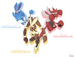  azumarill choice_band gen_2_pokemon gen_4_pokemon headband lopunny lucario_tiger mega_lopunny mega_pokemon no_humans pincers pokemon pokemon_(creature) scizor 