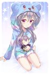  :&lt; doll girlfriend_(kari) kuuron looking_at_viewer shigeto_akiho silver_hair solo 