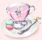  :o asymmetrical_bangs bad_id bad_pixiv_id bangs biscuit blue_eyes blush cup food frilled_legwear frilled_panties frills hair_ornament in_container in_cup kneeling kneeling_on_water long_hair macaron minigirl mismatched_legwear mony one_eye_closed original panties partially_submerged saucer socks solo spoon teacup thighhighs twintails underwear white_hair white_legwear wrist_cuffs 