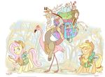  2015 applejack_(mlp) avian backpack bag bird clothing discord_(mlp) draconequus equine female fez flamingo fluttershy_(mlp) friendship_is_magic horse jowybean male mammal my_little_pony pegasus pony smartypants_(mlp) wings 