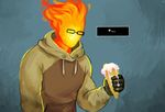  better_version_at_source dessert eyewear fire food glasses grillby ice_cream solo undertale unknown_artist video_games 