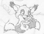  anatomically_correct anatomically_correct_penis ball_fondling balls benny_the_squirrel buckteeth close-up erection faceless_male fondling greyscale licking male mammal mizzyam monochrome oral pencil_(artwork) penis penis_grab penis_lick rodent sex sheath sketch solo_focus squirrel teeth tongue tongue_out traditional_media_(artwork) 