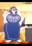  anthro breasts ceejay clothing cosplay dracojeff hair mammal multi_limb multiple_arms mustelid otter solo toriel undertale video_games voluptuous 