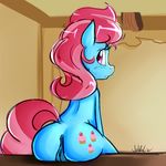  2015 anthro anus cutie_mark earth_pony equine female friendship_is_magic hair horse inside jovalic long_hair mammal mrs_cake_(mlp) multicolored_hair my_little_pony nde pony pussy solo two_tone_hair 