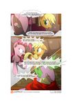  2015 angry applejack_(mlp) bandanna comic cowboy_hat cutie_mark dragon earth_pony equine female feral friendship_is_magic gashiboka hat horse male mammal mane map my_little_pony outrage pinkie_pie_(mlp) pony rage regret sad shouting spike_(mlp) 