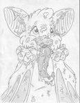  anthro bat big_ears cub cum cum_covered excessive_cum fangs front_view greyscale long_tongue looking_up male male/male mammal messy mizzyam monochrome nude open_mouth pencil_(artwork) presenting_cum sabertooth_(feature) solo tongue tongue_out traditional_media_(artwork) unnamed_bat_(mizzyam) young 