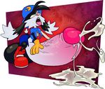  balls big_balls cum huge_balls human humanoid_penis hyper hyper_balls hyper_penis klonoa klonoa_(series) male mammal penis rubberskunktoo solo transformation 