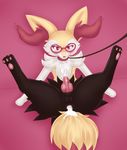  after_sex anus balls bdsm big_ears blush braixen cappuccinocat chest_tuft collar cum cum_in_ass cum_inside cum_on_chest cum_on_penis cum_on_self domination eyewear feral fur glasses hi_res invalid_tag knot leash male nintendo nude pawpads paws penis pok&eacute;mon sitting solo tuft video_games 