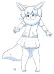  aogami ape_escape clothing eevee female fur invalid_tag jacket loli nintendo plushie pok&eacute;mon sayaka shorts skirt transformation video_games young yumi yumi_(ape_escape) 